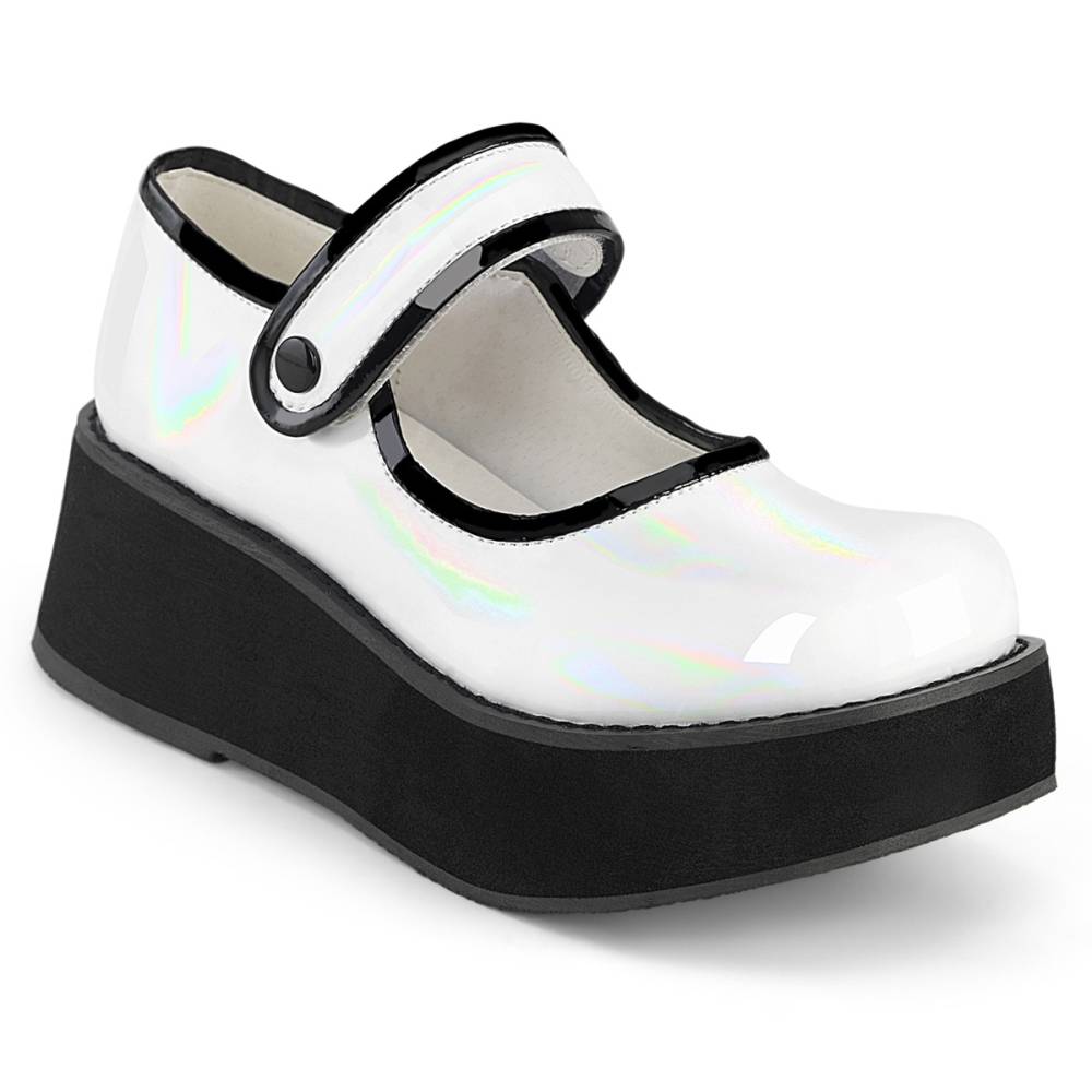 DemoniaCult - SPRITE-01 Niedrige Schuhe - Weiß
